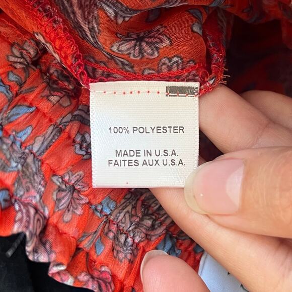 Misa Los Angeles Marion Mini Skirt in Aranciatta Paisley Size S - Picture 5 of 6